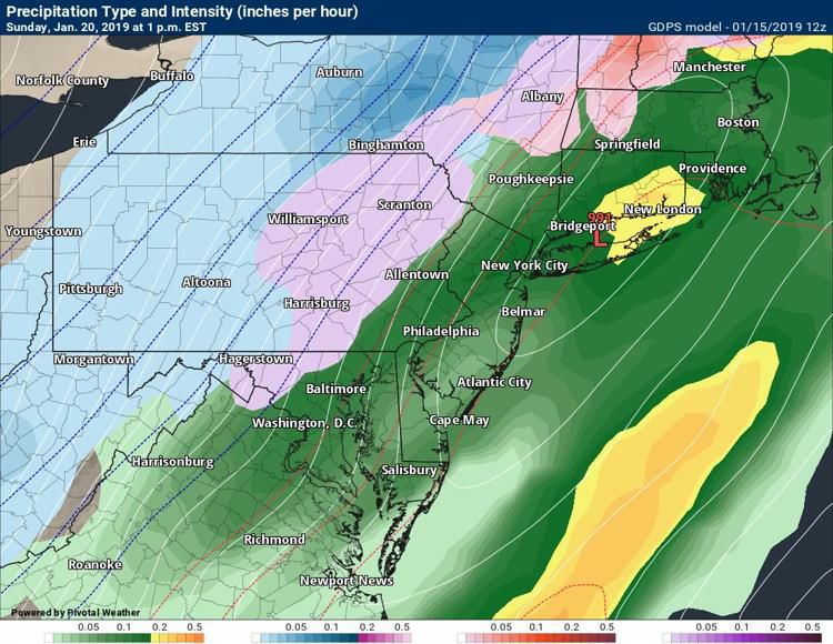 These are the three scenarios for this weekend's storm